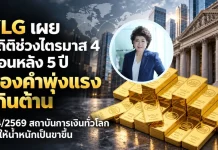 YLG เผยทองคำ Q4 สถิติพุ่งแรง ชี้เป้าสิ้นปีแตะ 4,900 ดอลลาร์ นางพวรรณ์ นววัฒนทรัพย์ ประธานเจ้าหน้าที่บริหาร YLG เผยสถิติราคาทองคำไตรมาส 4 ย้อนหลัง 5 ปีพุ่งแรง พร้อมมุมมองสถาบันการเงินโลกคาดทองคำเป็นขาขึ้น