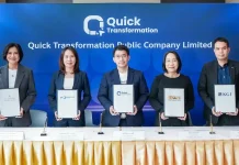 QUICK เคาะราคา IPO 5.65 บาท จองซื้อ 9-14 ต.ค. นี้ บริษัท ควิก ทรานส์ฟอร์เมชั่น จำกัด มหาชน หรือ QUICK เคาะราคา IPO หุ้นละ 5.65 บาท เตรียมเข้าตลาด mai
