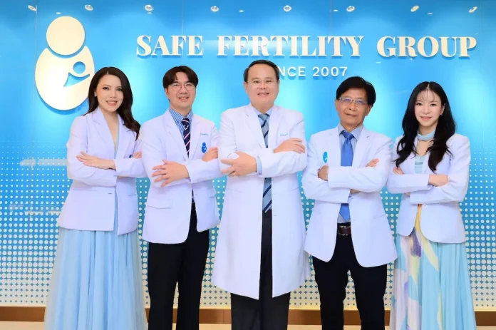 SAFE จับมือทีมแพทย์ฯ ชูแนวคิด “Prepare–Preserve–Prevent” หนุน IVF เติบโตตามเทรนด์โลก ผู้บริหารและทีมแพทย์ บมจ.เซฟ เฟอร์ทิลิตี้ กรุ๊ป (SAFE) ประกาศทิศทางองค์กรชูแนวคิด Prepare-Preserve-Prevent หนุนตลาด IVF เติบโตตามเทรนด์โลก