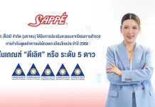 SAPPE ได้รับผลประเมิน CGR ระดับ “ดีเลิศ” 5 ดาว SAPPE คว้าผลประเมิน CGR 5 ดาว ระดับดีเลิศ ประจำปี 2569 ตอกย้ำมาตรฐานการกำกับดูแลกิจการที่ดีและความโปร่งใสในการขับเคลื่อนธุรกิจสู่ระดับสากล