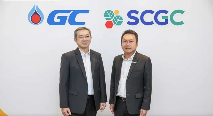 SCGC และ GC ผนึกกำลังเสริมแกร่งปิโตรเคมีไทย สู่ศูนย์กลางภูมิภาค SCGC และ GC ประกาศผนึกกำลังธุรกิจโอเลฟินส์และพอลิโอเลฟินส์ จัดตั้งบริษัทร่วมทุนยกระดับอุตสาหกรรมไทยสู่ศูนย์กลางภูมิภาค พร้อมก้าวสู่ Top 10 ของโลก