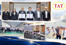 TATG MOU สถาบันการอาชีวศึกษาภาคใต้ 3 พัฒนาหลักสูตรสถานศึกษา ผู้บริหาร บมจ. ไทย ออโต ทูลส์ แอนด์ ดาย (TAD) และสถาบันการอาชีวศึกษาภาคใต้ 3 ร่วมลงนามบันทึกข้อตกลงความร่วมมือ (MOU) พัฒนาหลักสูตรสถานศึกษาสมรรถนะสูง เมื่อวันที่ 16 ตุลาคม 2569