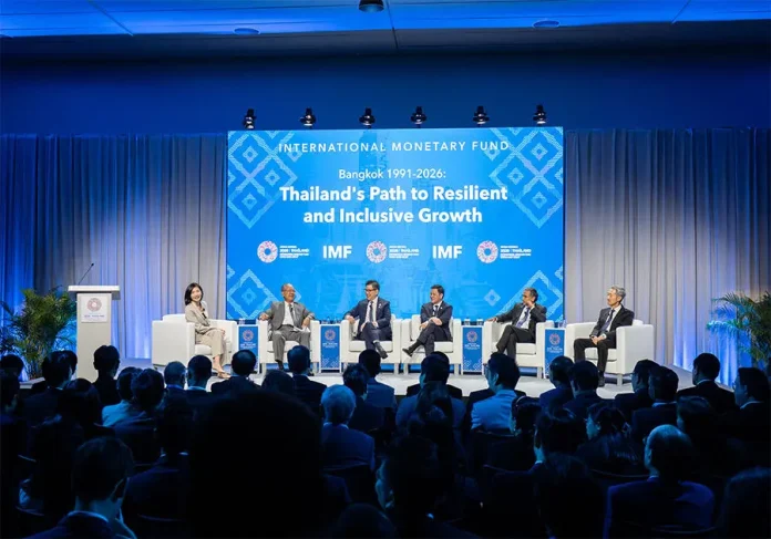 ย้อนมองเศรษฐกิจไทย 35 ปี ถอดบทเรียนจาก IMF สู่ก้าวใหม่ด้วย AI สัมมนาเศรษฐกิจไทยย้อนหลัง 35 ปี นับตั้งแต่เป็นเจ้าภาพประชุม IMF-World Bank 1991 สู่ทิศทางอนาคตด้วย AI และการเงินดิจิทัล