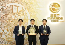 จตุภัทร์ นำ TOA ท็อปฟอร์ม! คว้า 2 รางวัล จากเวที SET Awards 2026 บมจ.ทีโอเอ เพ้นท์ (ประเทศไทย) TOA นำโดยคุณจตุภัทร์ ตั้งคารวคุณ คว้า 2 รางวัลใหญ่ Best Company Performance และ Outstanding CEO จากเวที SET Awards 2026