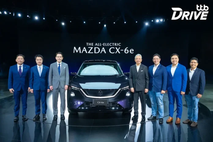 ทีบีไดรฟ์ สนับสนุนการเติบโตตลาด EV ไทย จับมือ Mazda มอบโซลูชันการเงิน ขับเคลื่อนการเปลี่ยนผ่านสู่ยานยนต์ไฟฟ้า ทีทีบีไดรฟ์ร่วมมือกับ Mazda มอบโซลูชันทางการเงินและโปรโมชันพิเศษสำหรับรถยนต์ไฟฟ้า The All-Electric Mazda CX-6e
